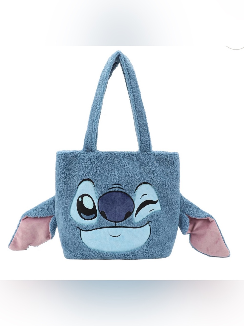 Disney's Lilo & Stitch Face Plush Tote Bag with 3D Ears